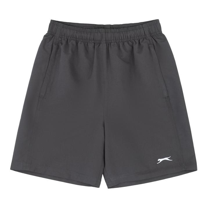 Slazenger Boys Grey Woven Shorts  in Size 9 - 10 Years, Sports Direct