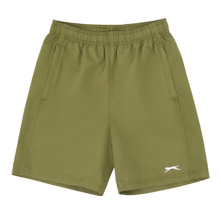 Slazenger Boys Green Woven Shorts  in Size 13 Years, Sports Direct
