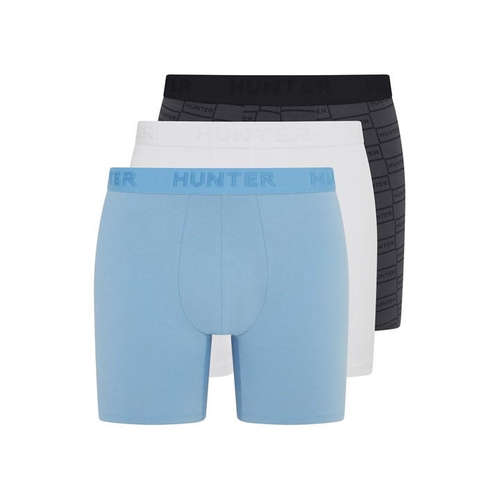 Hunter Men's  3 Pack Cotton Stretch Boxer Briefs in Size 2XL, Sports Direct