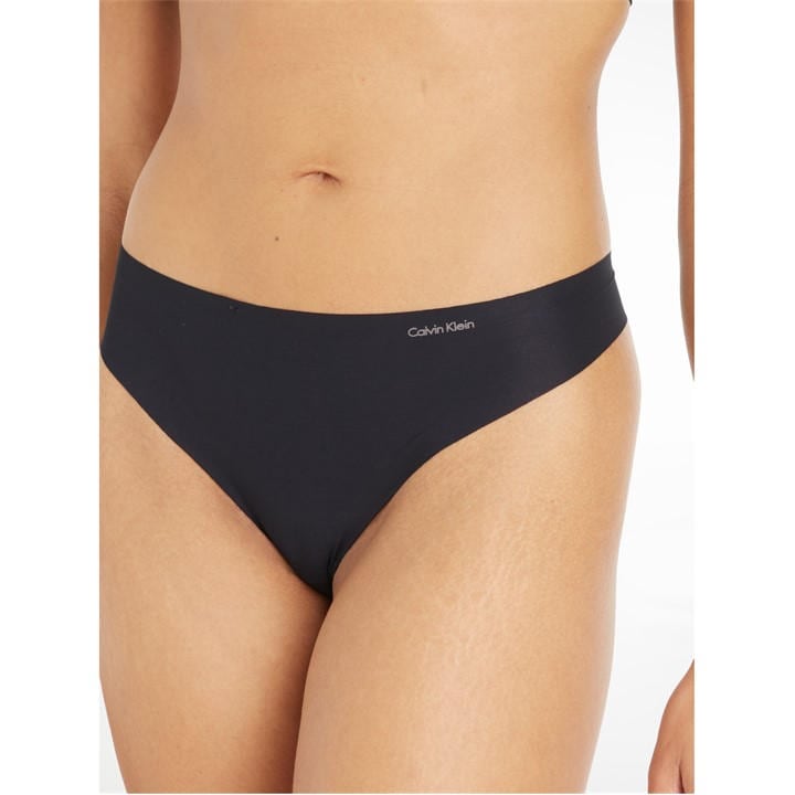 Calvin Klein Women's Black Thong Briefs in Size 14, Sports Direct