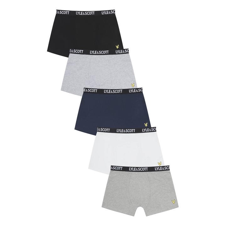 Lyle And Scott Boys  Kids' 5-Pack Trunks in Size 6-8Y, Sports Direct