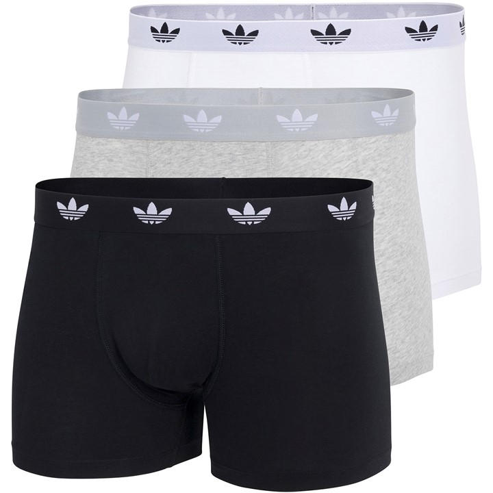 Adidas Originals Men's  Cotton Pack Trunks in Size 2XL, Sports Direct