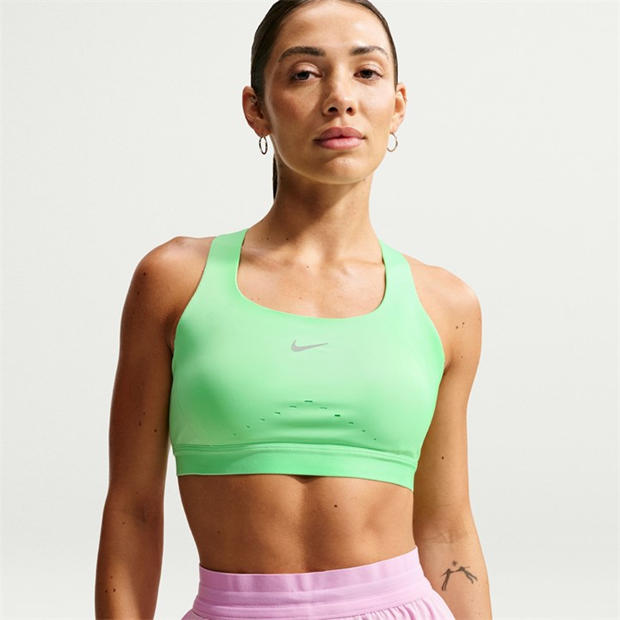Illusion Green - Nike - Swoosh High Support Women's Padded Adjustable Sports Bra