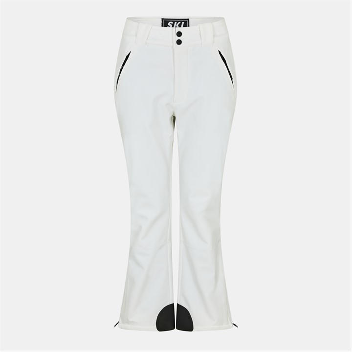 Jack Wills Women's White Flared Ski Pants in Size 16, Sports Direct
