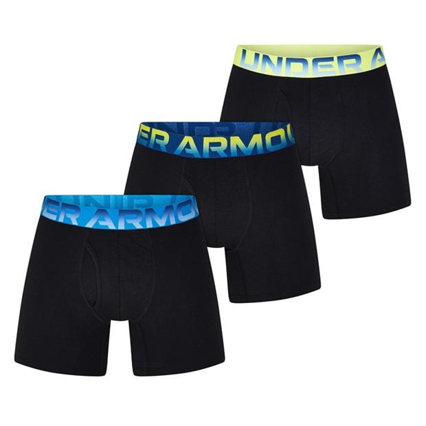 Black Pop - Under Armour - Logo Boxers 3-Pack Mens