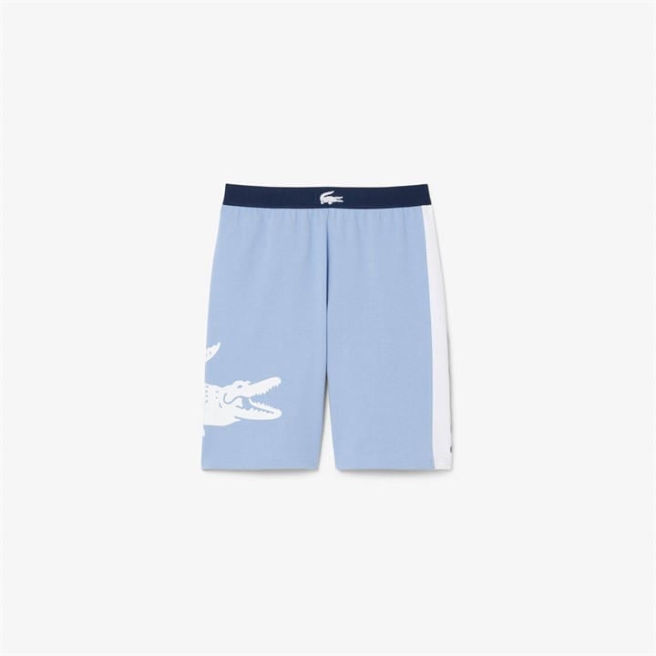 Lacoste Men's Blue Fleece Lounge Shorts in Size 2XL, Sports Direct