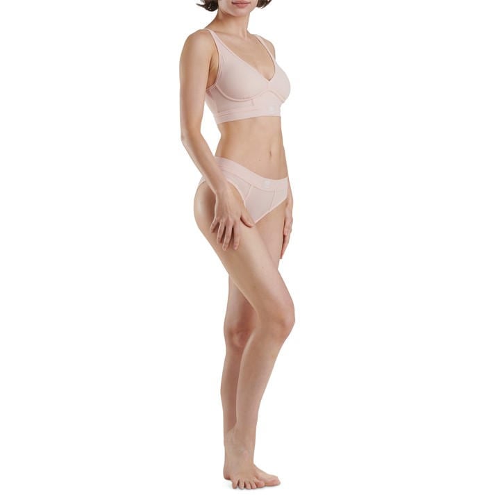 Adidas Originals Women's Pink Originals 2X2 Rib High-Waist Brief in Size 14, Sports Direct