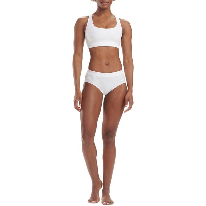 Adidas Originals Women's White Originals Modern Flex Hipster Brief in Size L, Sports Direct