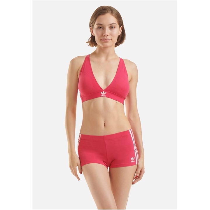 Adidas Originals Women's Pink Originals Comfort Flex Cotton Triangle Bra in Size L, Sports Direct
