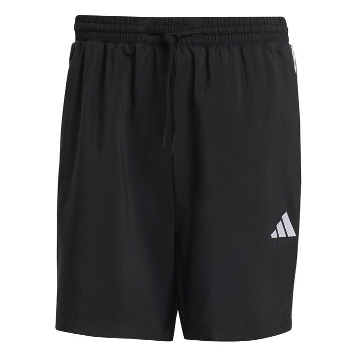 Adidas Men's Black Essentials 3-Stripes Shorts in Size 3XL, Sports Direct