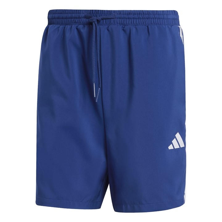 Adidas Men's Blue Essentials 3-Stripes Shorts in Size XS, Sports Direct