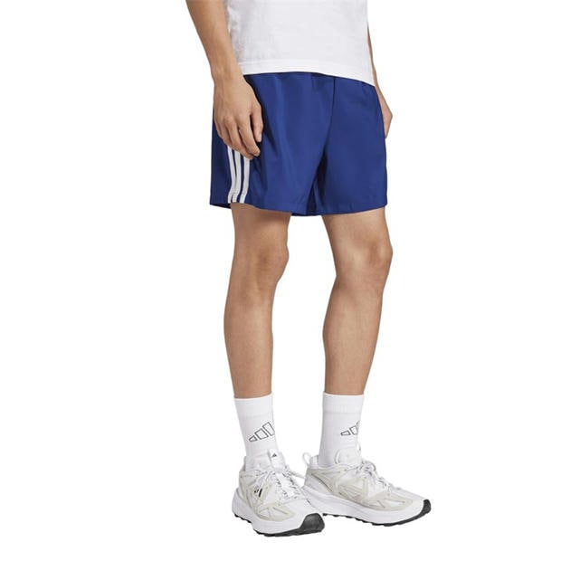 Dark Blue/White - adidas - Essentials 3-Stripes Shorts