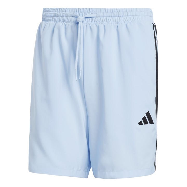 Adidas Men's Blue Essentials 3-Stripes Shorts in Size M, Sports Direct