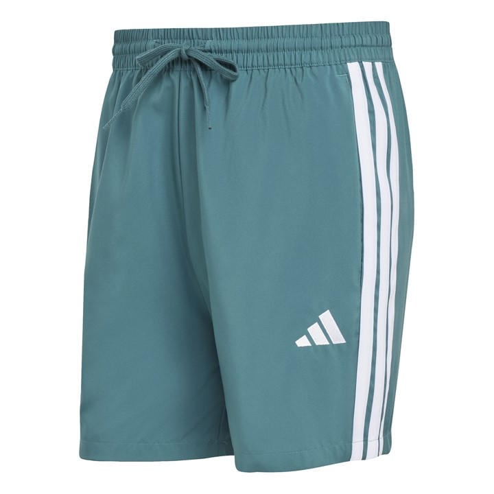 Adidas Men's Green Essentials 3-Stripes Shorts in Size XL, Sports Direct