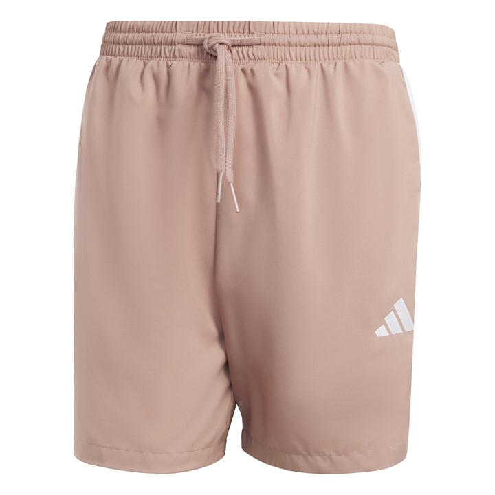 Adidas Men's Orange Essentials 3-Stripes Shorts in Size M, Sports Direct