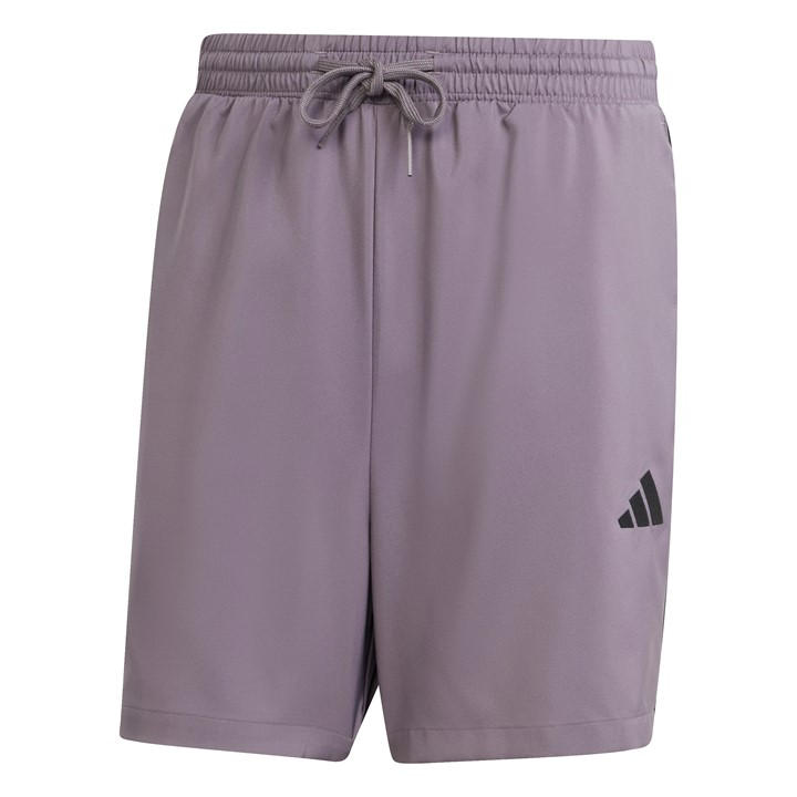 Adidas Men's Grey Essentials 3-Stripes Shorts in Size XS, Sports Direct