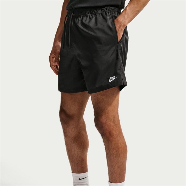 Nike Men's Black Sportswear Essentials Woven Flow Shorts in Size L, Sports Direct