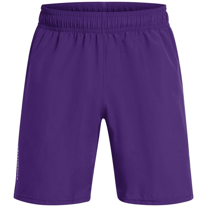 Under Armour Men's Purple Woven Graphic Shorts in Size M, Sports Direct