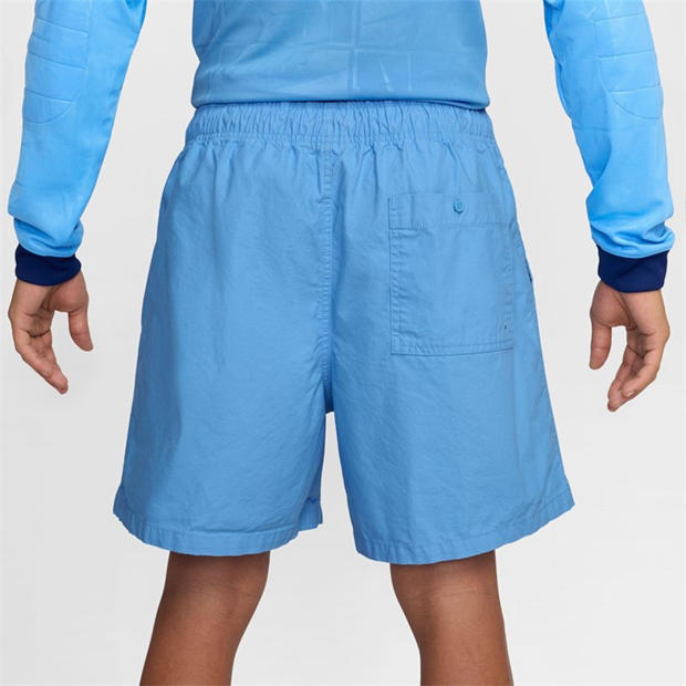 University Blue - Nike - Men's Club Flow Wash Woven Shorts