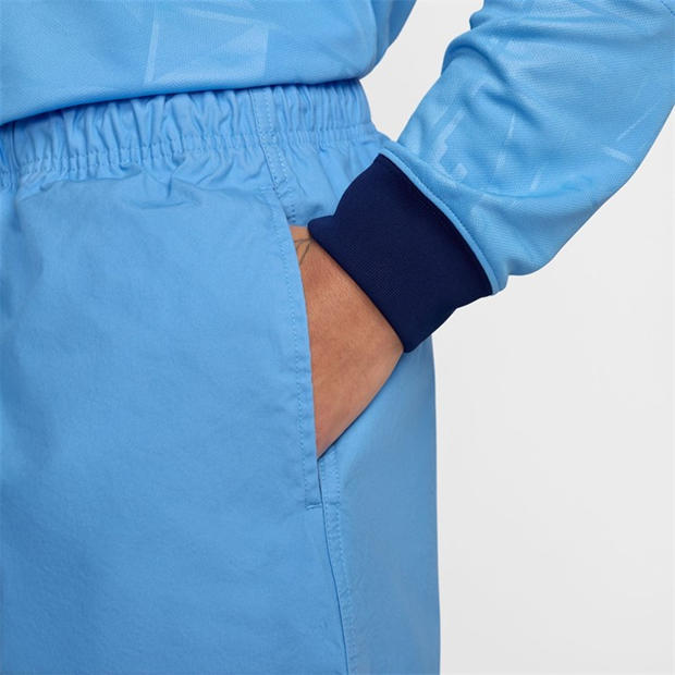 University Blue - Nike - Men's Club Flow Wash Woven Shorts