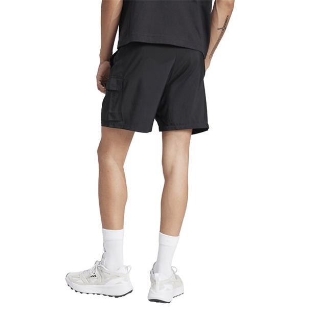 Black - adidas - Men's Woven Tracksuit Shorts