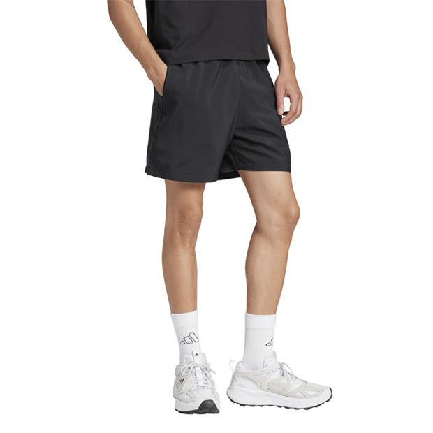 Black - adidas - Men's Woven Tracksuit Shorts