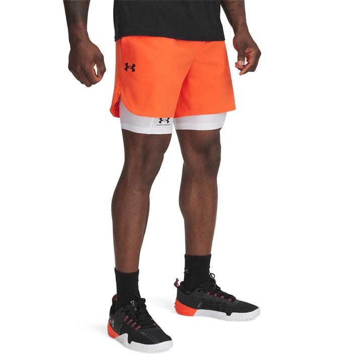 Under Armour Men's Orange 6 Vanish Elite Shorts in Size M, Sports Direct