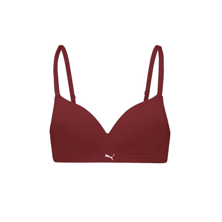 Puma Women's Red Soft Padded Bra 32C