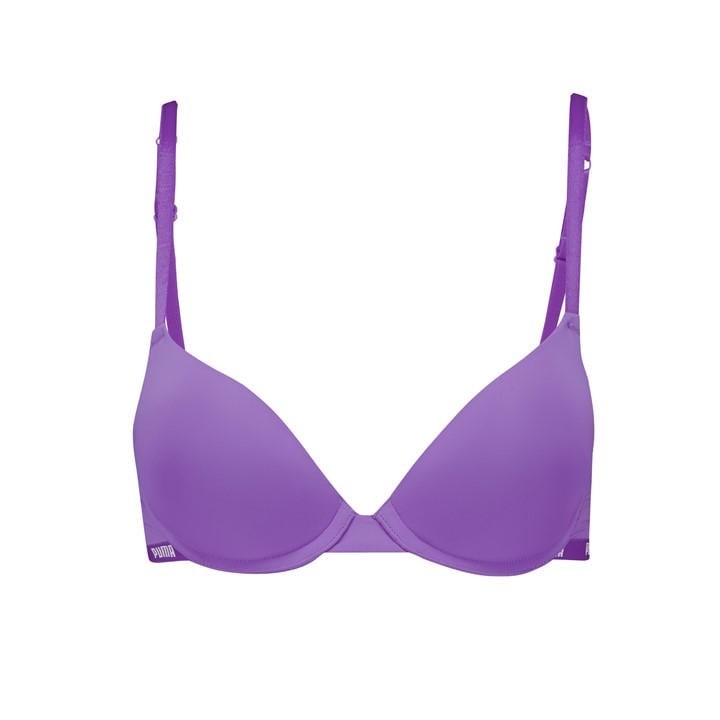 Puma Women's Purple Push Up Bra in Size 38A, Sports Direct