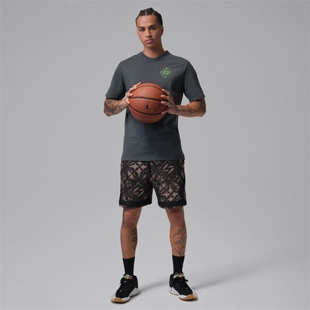 Black/Sail - Air Jordan - Men's Woven Tracksuit Shorts