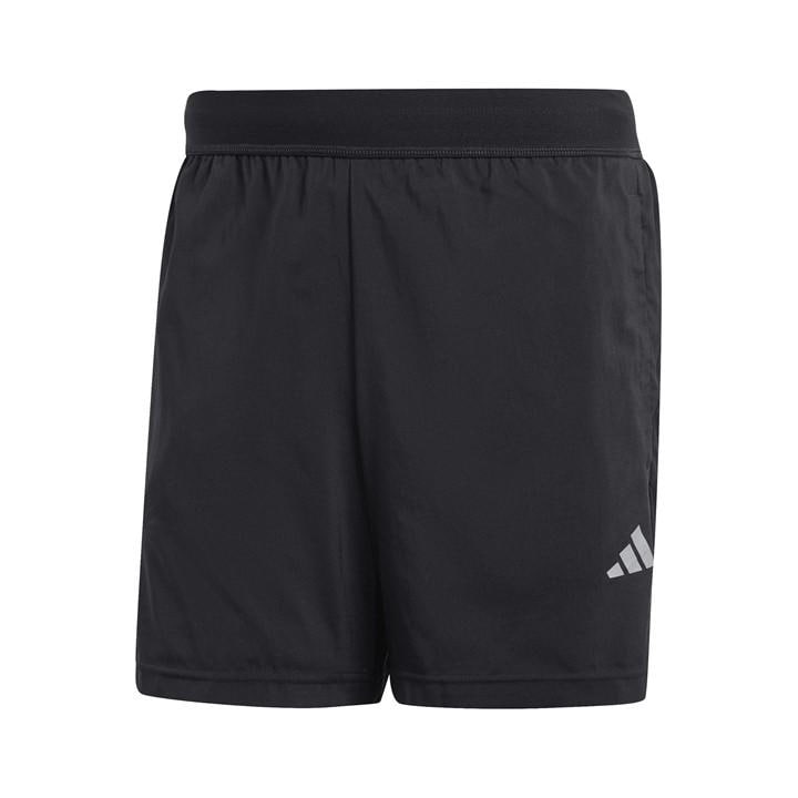 Adidas Men's Black Gym+ Woven Tracksuit Shorts