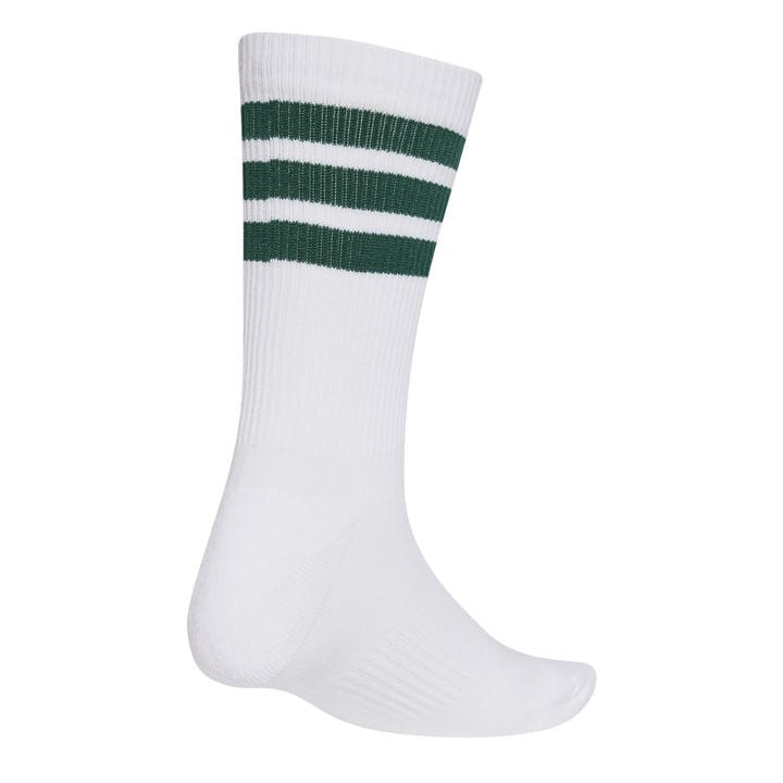 Adidas  White 3-Pack Crew Socks  in Size 6.5 - 8, Sports Direct