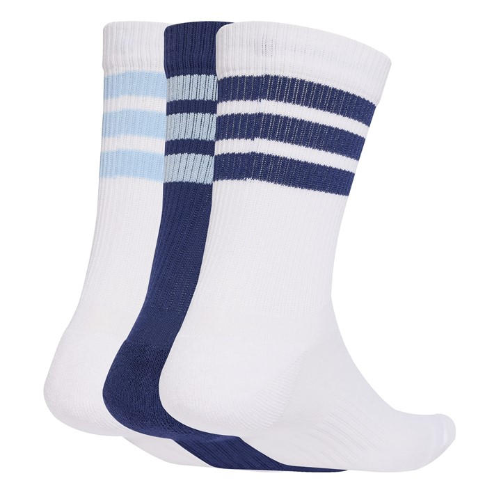 Adidas   3-Pack Crew Socks  in Size 6.5 - 8, Sports Direct