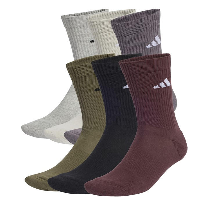 adidas Logo Crew 6Pk 44 - Multi