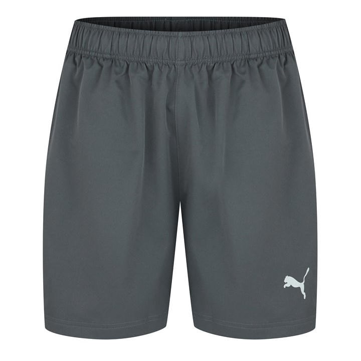 Puma Men's Grey Ess Woven Shorts 5 Tracksuit Short Medium