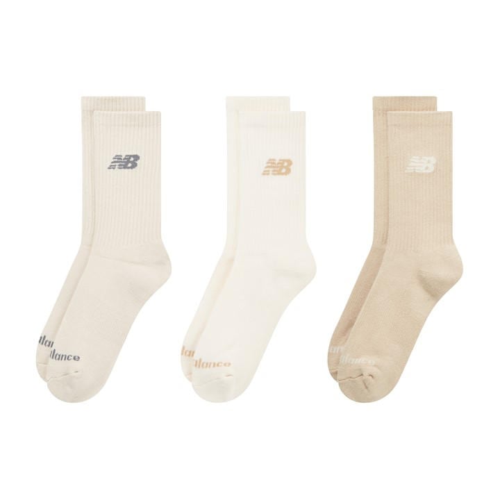 New Balance  Neutral Everyday Crew Socks 3-Pack  in Size 7 - 11, Sports Direct