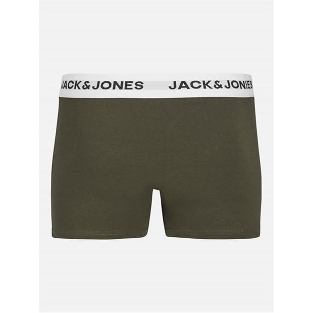 Black - Jack and Jones - Kids' White Waistband Trunks