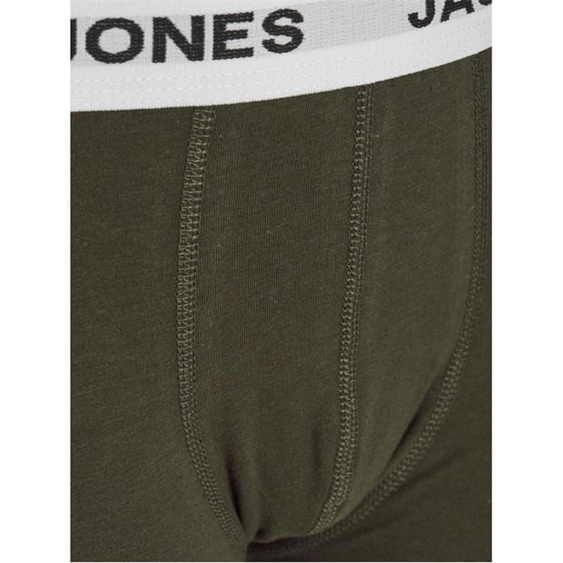 Black - Jack and Jones - Kids' White Waistband Trunks