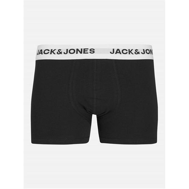 Black - Jack and Jones - Kids' White Waistband Trunks