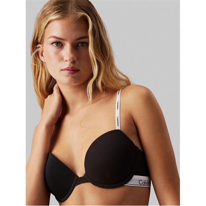Calvin Klein Women's Black Demi Bra in Size 34C, Sports Direct