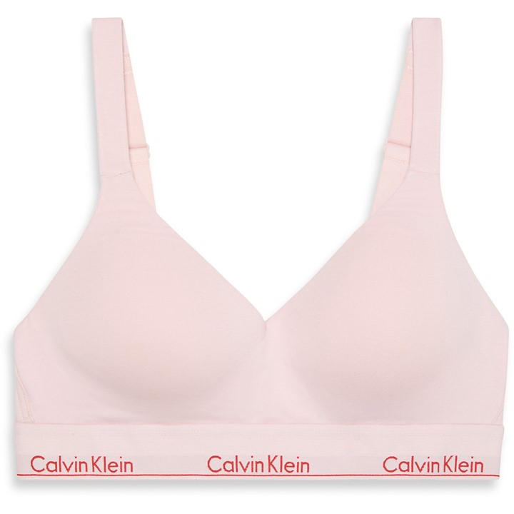Calvin Klein Women's Pink Bralette in Size 8, Sports Direct