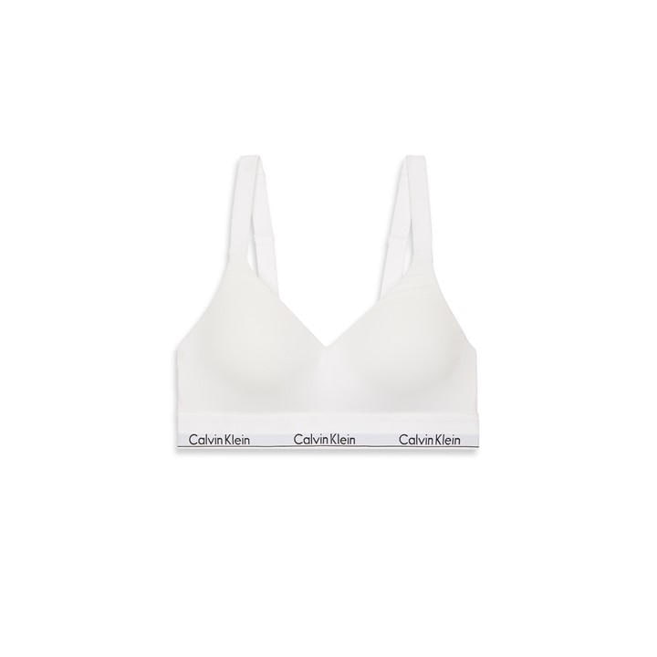 Calvin Klein Women's White Bralette in Size 12, Sports Direct