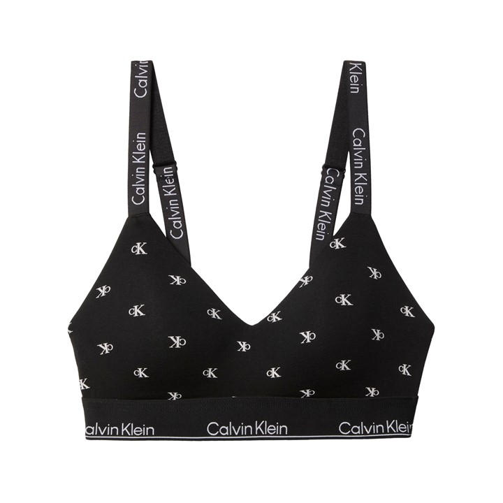 Calvin Klein Women's Black Bralette in Size 16, Sports Direct