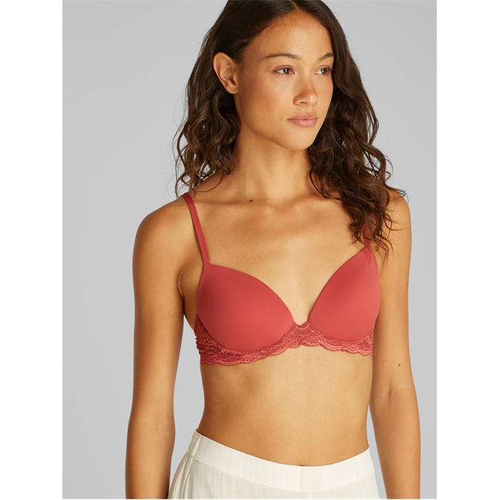Calvin Klein Women's Red Lift Demi in Size 34B, Sports Direct