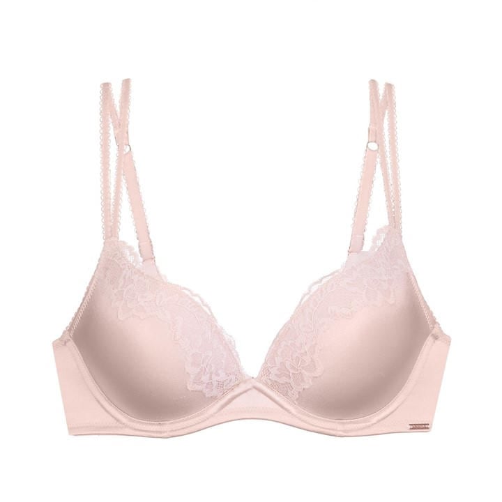 Dorina Women's Pink Silky Origins Plunge Bra in Size 34D, Sports Direct