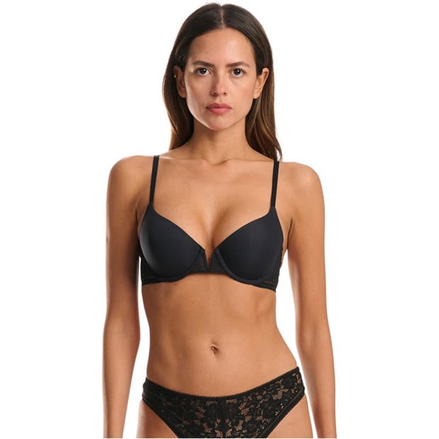 Black - Wolford - LIGHTLY LINED DEMI BRA