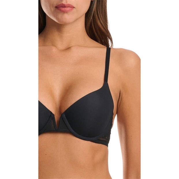 Black - Wolford - LIGHTLY LINED DEMI BRA