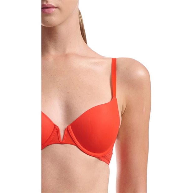 Red - Wolford - LIGHTLY LINED DEMI BRA