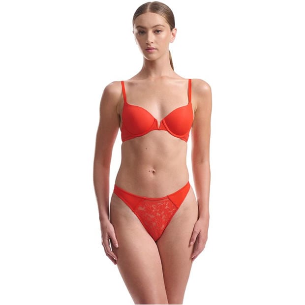 Red - Wolford - LIGHTLY LINED DEMI BRA