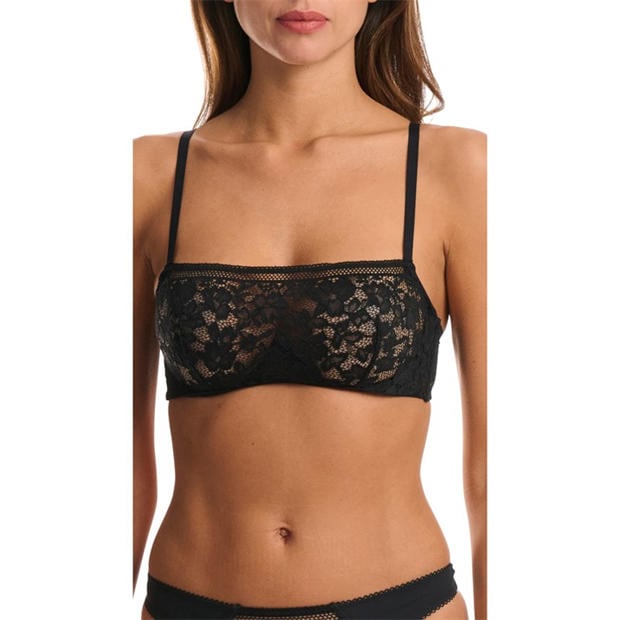 Black - Wolford - Straight Laced Balconnet Bra